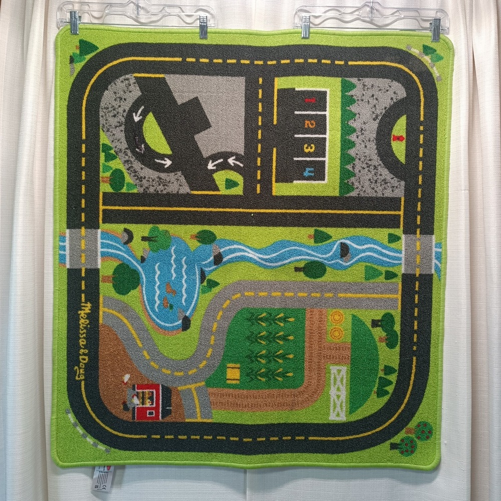 Melissa & Doug Deluxe Road Rug Play Mat 5195 Adventure Bay 39" x 36" Rug Only